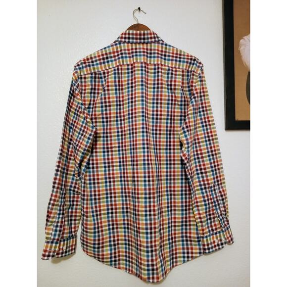 VTG L.L. Bean Men's Long Sleeve Casual Button Down Shirt Plaid RN#71341 SZ M - Picture 2 of 7